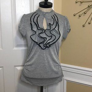 💖 Host Pick 💖 Ruffle Keyhole Front Top Sz XL